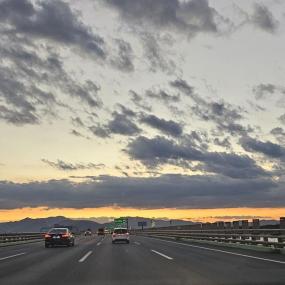 highway sky